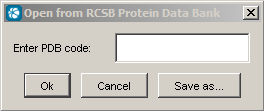 Open from RCSB PDB Dialog